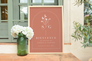Panneau de mariage