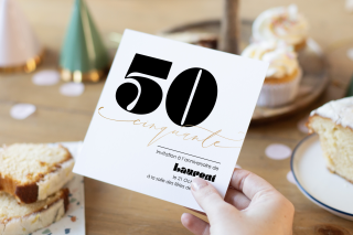 Invitation anniversaire adulte