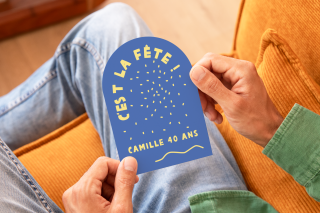 Invitation anniversaire adulte
