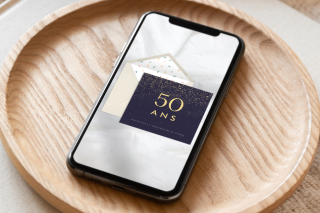 Invitation anniversaire virtuelle