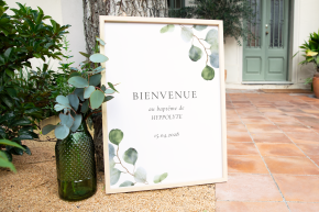 Panneau bienvenue