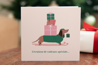 carte 14x14 cm pliée