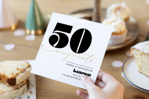 Carte anniversaire 50 ans