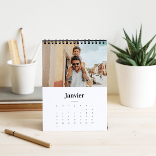 6. Le calendrier de bureau : petit format, grandes journées