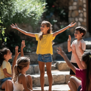 animation anniversaire enfant jeu mimes