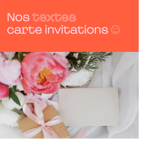 Texte carte invitation
