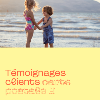 Les témoignages clients sur nos cartes postales