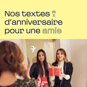 Textes carte anniversaire amie