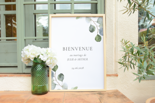 Panneau de mariage