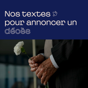 Texte annonce décès
