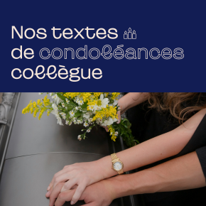 Texte condoléances collègue