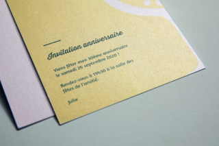 Papier nacré irisé