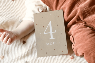 Carte étape bébé