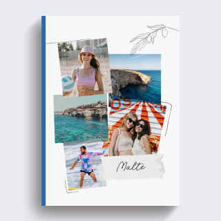 1) Façon scrapbooking :