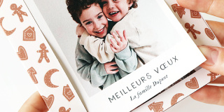 Les cartes de voeux découpe