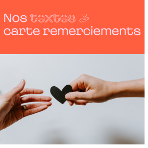 Texte carte remerciement