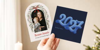 La personnalisation de votre carte de voeux
