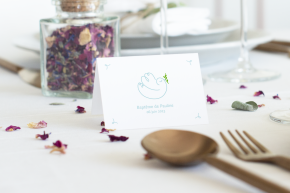 Marque place baptême