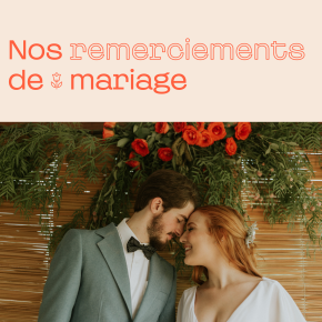 Texte remerciements mariage