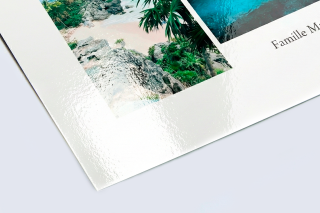 Papier satiné pelliculé