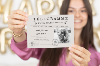 Invitation anniversaire adulte