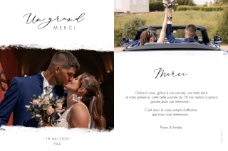 temoignage carte remerciement mariage