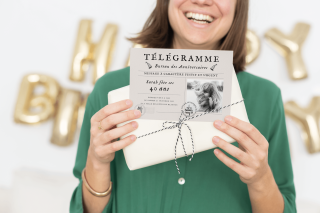 Carte invitation anniversaire 40 ans