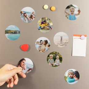 Magnet photo rond