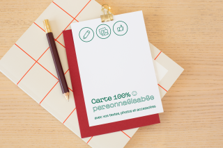 Rectangle pliée portrait