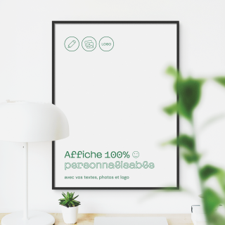 Poster personnalisable