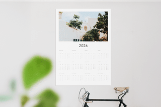Personnalisation de votre calendrier poster