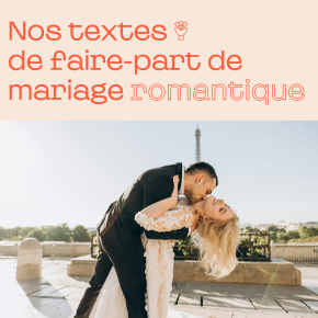 Texte faire-part mariage romantique