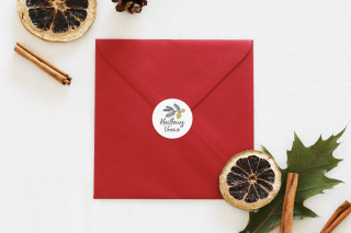 Sticker voeux particulier