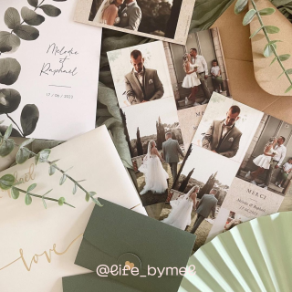 Compilation faire-part mariage eucalyptus 