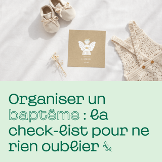 organiser un baptême
