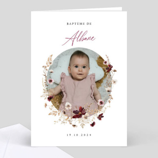 faire part bapteme temoignage